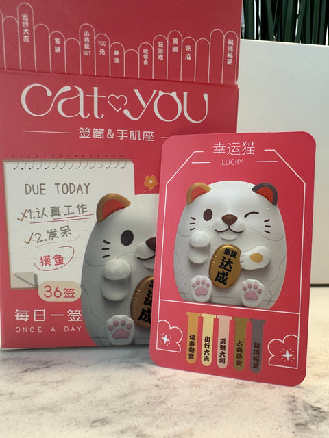 Sunday Claim Sale - The best fortune telling phone stand lucky cat figure