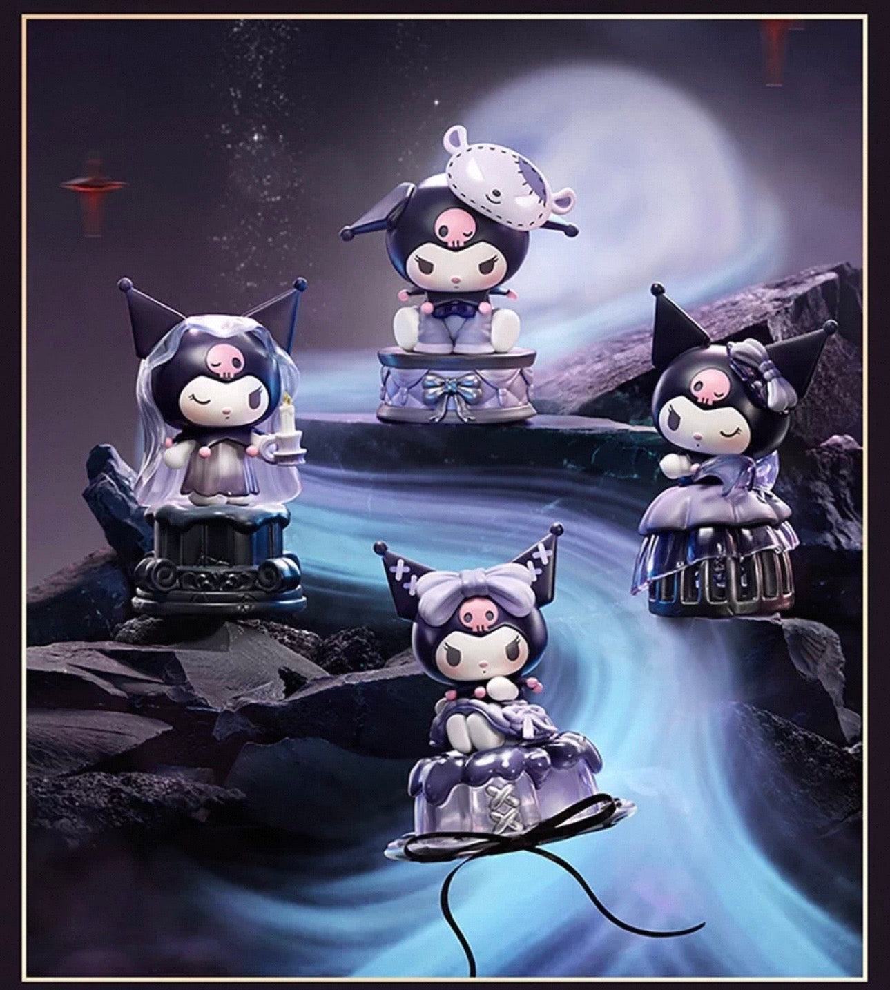 【新品未開封】Darkness into the Moonlight Kuromi Daylight and Moonlight Dreams Blind Box Series – ToyDonutShop