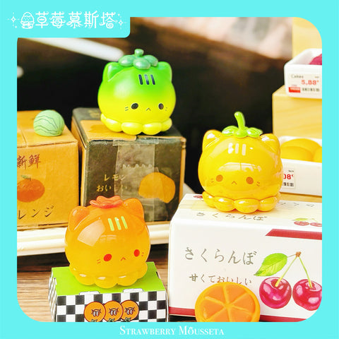 Octopus Kitty Fruit Miniature Blind Bag Series