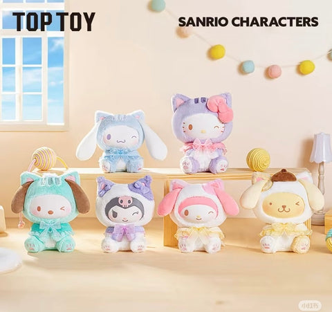 TopToy x Sanrio Play with Kitten Plush Charm Series