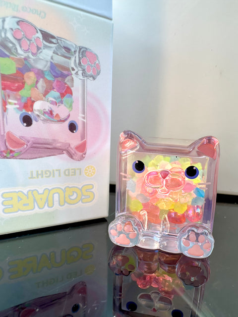 Sunday Claim Sale - Light Up MIDI Box Cat Colorful beads