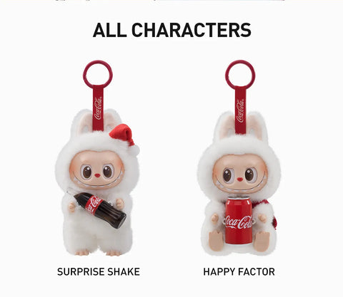 POPMART The Monsters Labubu Coca Cola Plush Hanger Blind Box Series