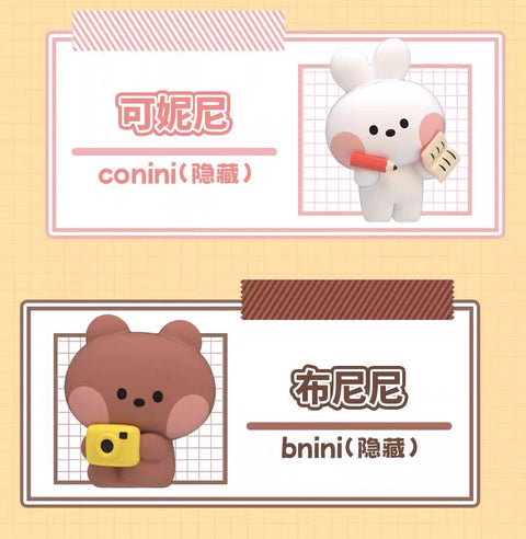 Minini Line Friends Miniature Blind Bag Series by HeyDolls