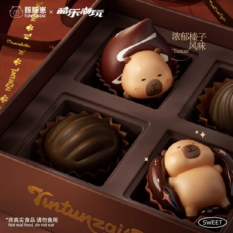 Tuntun Capybara China Pop Up Exclusive Chocolate Minis – ToyDonutShop