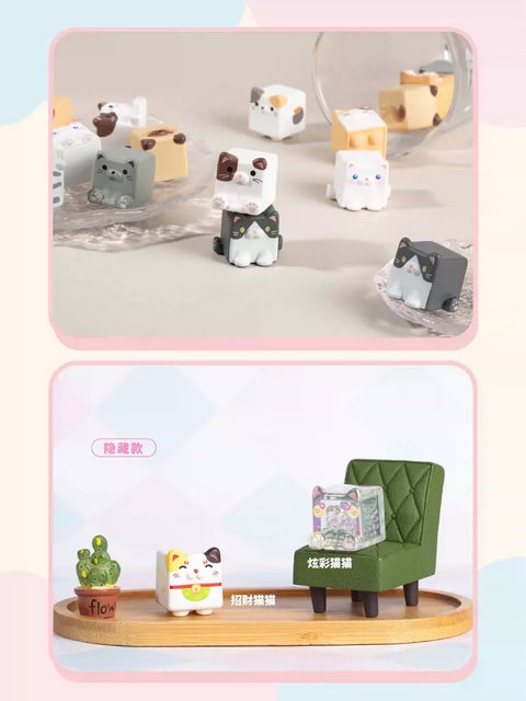 ChocoTeddy Square Cats Jenga Miniature Blind Bag Series 1