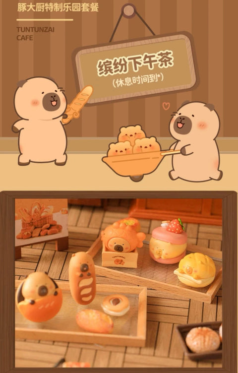 TuanTuan Zai Capybara Bread Bakery Miniature Series 2