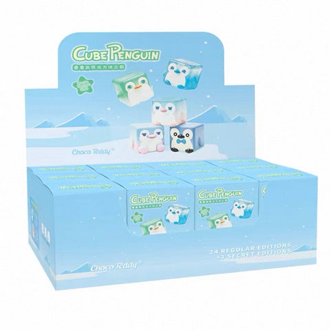 ChocoTeddy Square Penguins (Glow in the Dark) Miniature Series