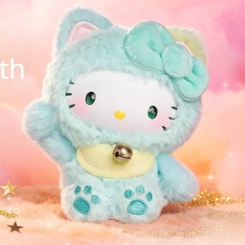Moetch Hello Kitty Lucky Cat Mini Plush Blind Box Series