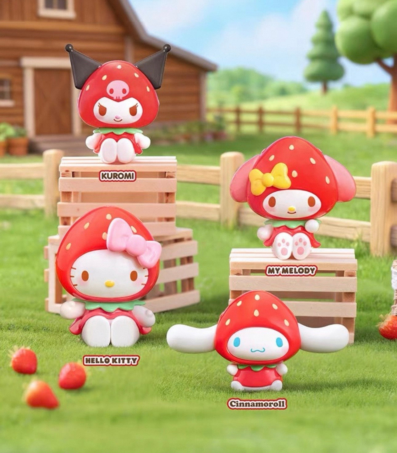 TopToy x Sanrio Strawberry 🍓 Candy Series – ToyDonutShop