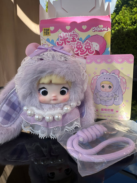 Sunday Claim Sale - Nommi Sweet Bunny - Grape Gummy Bunny Charm