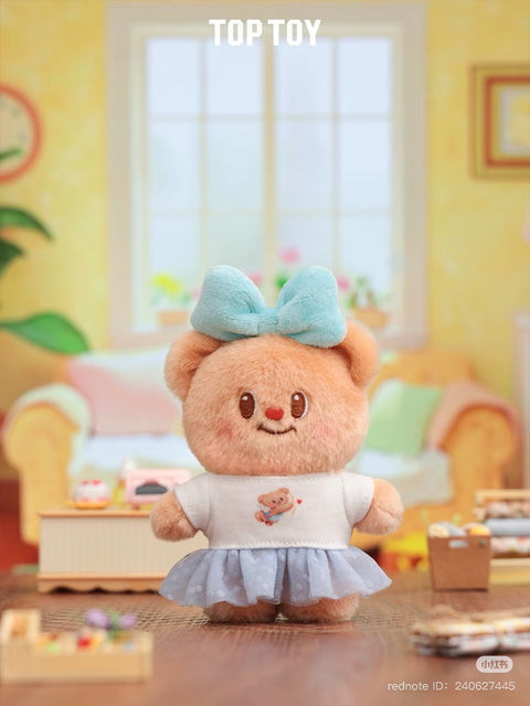 TopToy Butter Bear Versatile Wardrobe Plush Hanger Blind Box Series