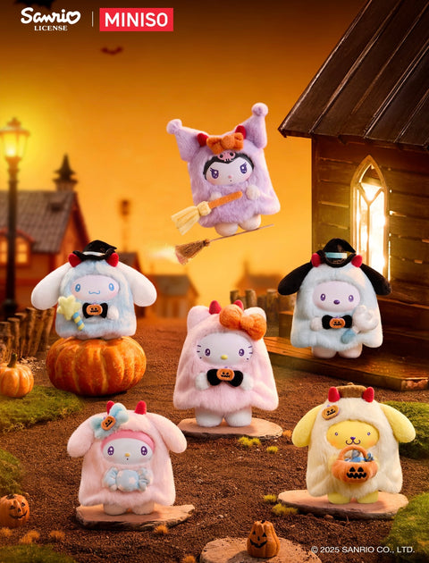 Miniso x Sanrio Halloween Plush Pendant Blind Box Series