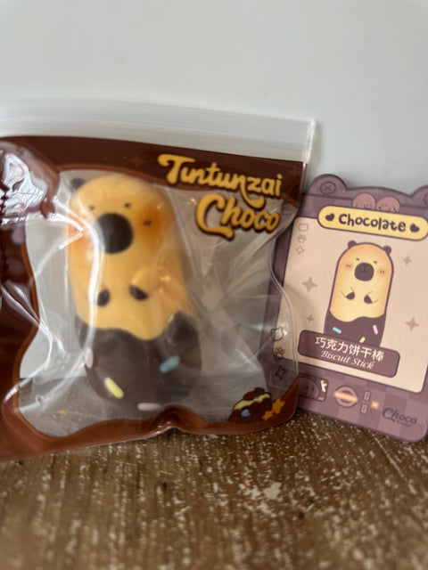 Sunday Claim Sale - TuanTuan Capybara chocolate series slow rising squishy scented chocolate. Long sexy chocolate thing