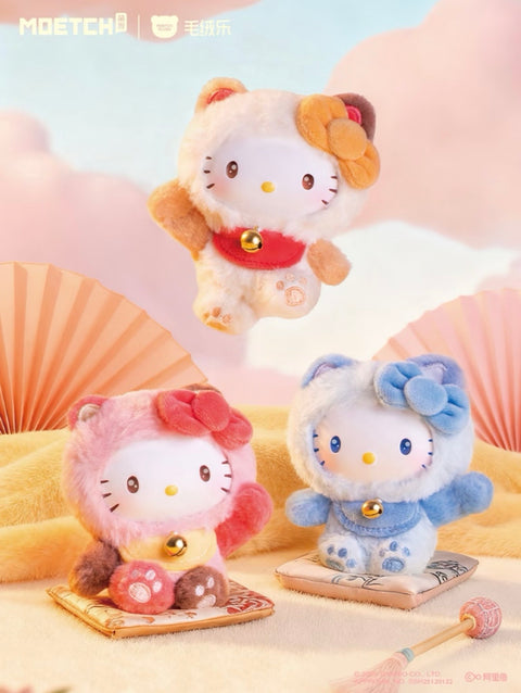 Moetch Hello Kitty Lucky Cat Mini Plush Blind Box Series