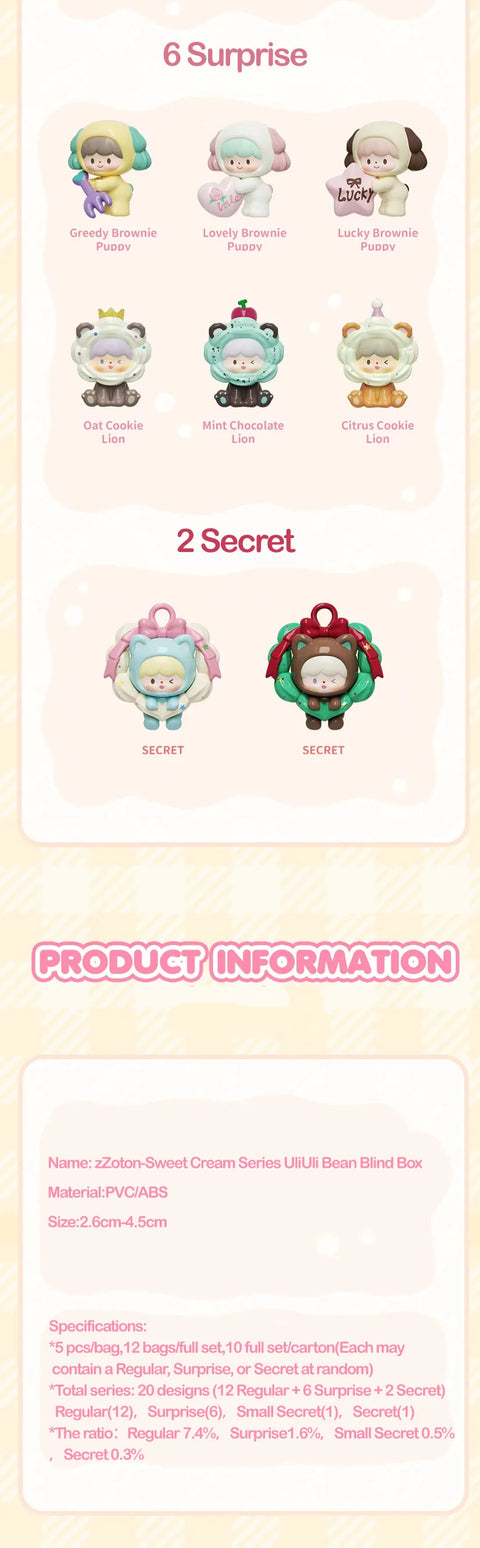 Zzoton x Molinta Sweet Cream Miniature Series