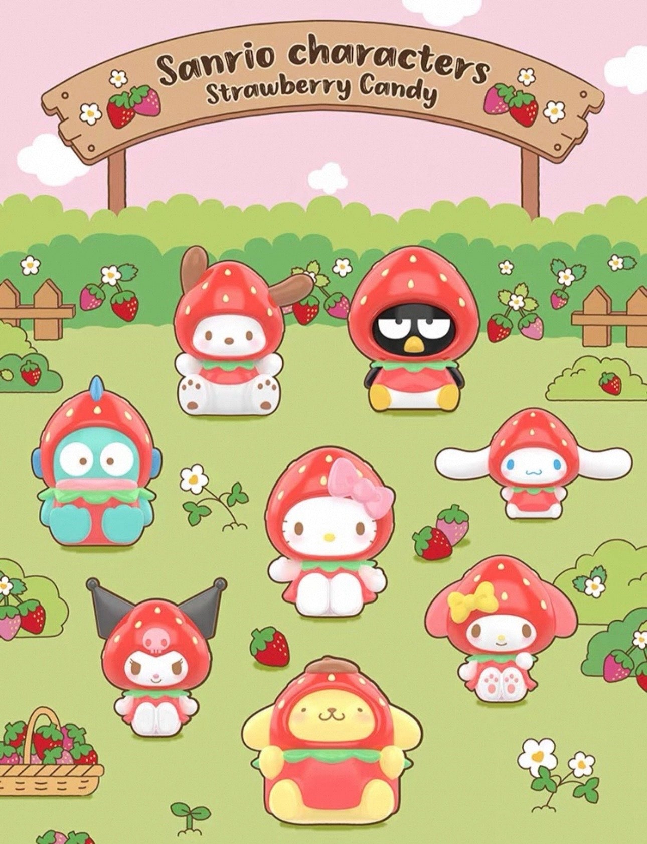 TopToy x Sanrio Strawberry 🍓 Candy Series – ToyDonutShop