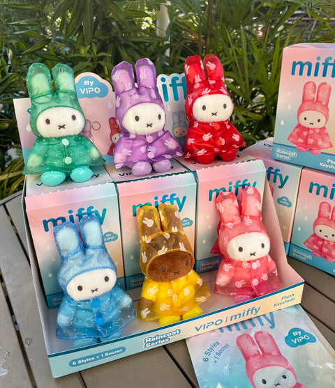 VIPO x Miffy Raincoat Plushie Blind Box Series