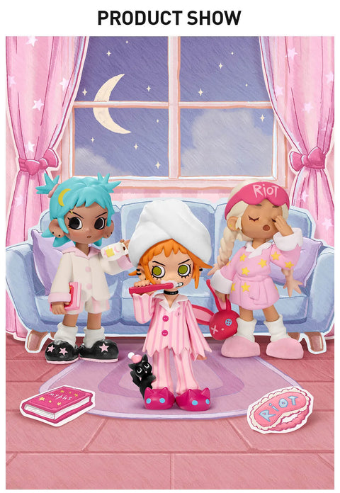 Popmart Lil Peach Riot Sleepover Series Figures