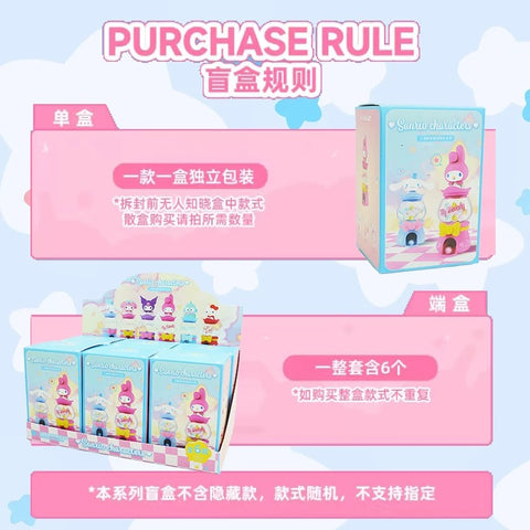 Sanrio Crystal Beads Gachapon Machine Blind Box Seeies
