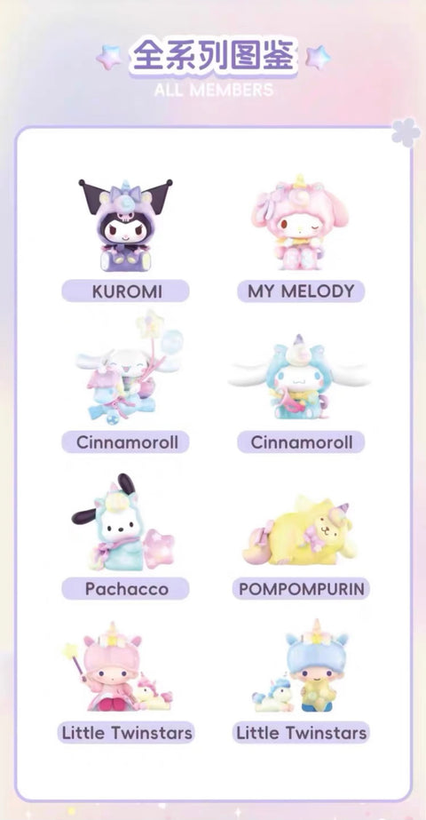 Sanrio Unicorn Fantasy Paradise Blind Box Series