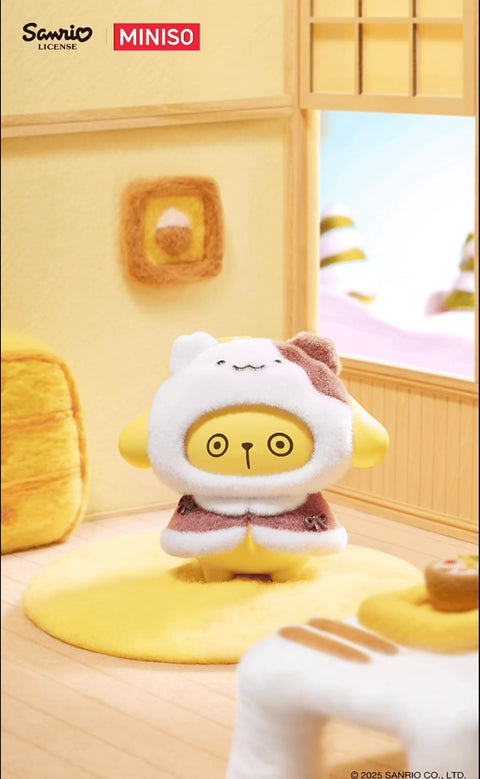 Miniso x Sanrio Winter Coat Face Changing Pendant Blind Box Series