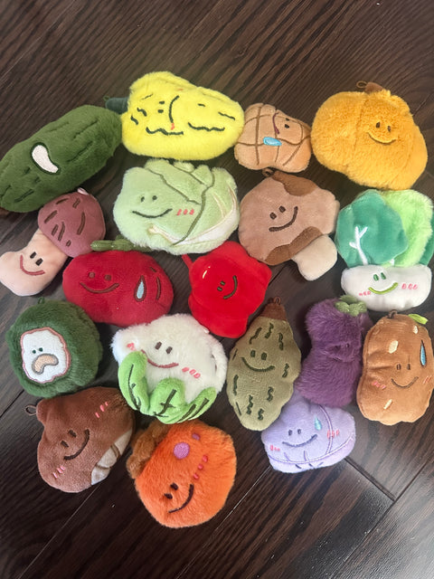TDBF25 - Random plush veggie lot