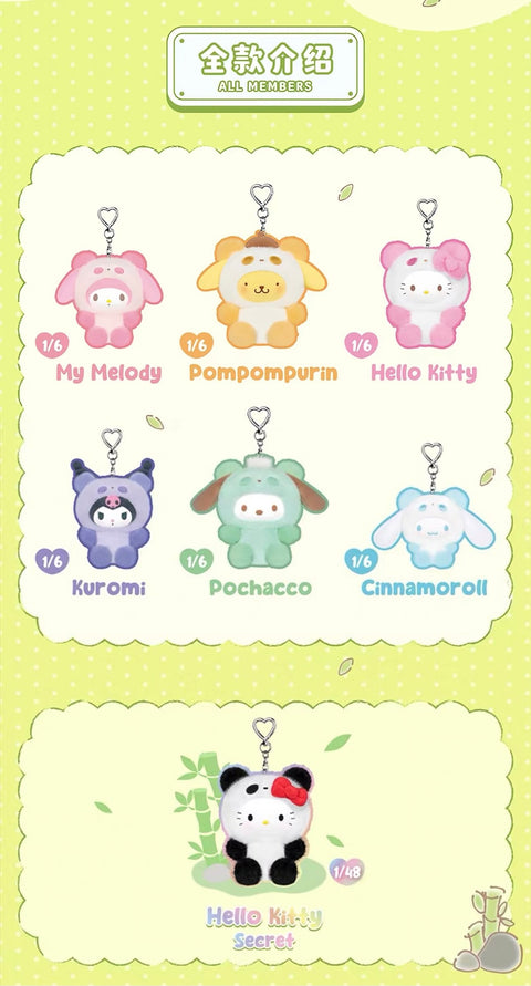 TopToy x Sanrio Panda Plushie Pendant Blind Box Series