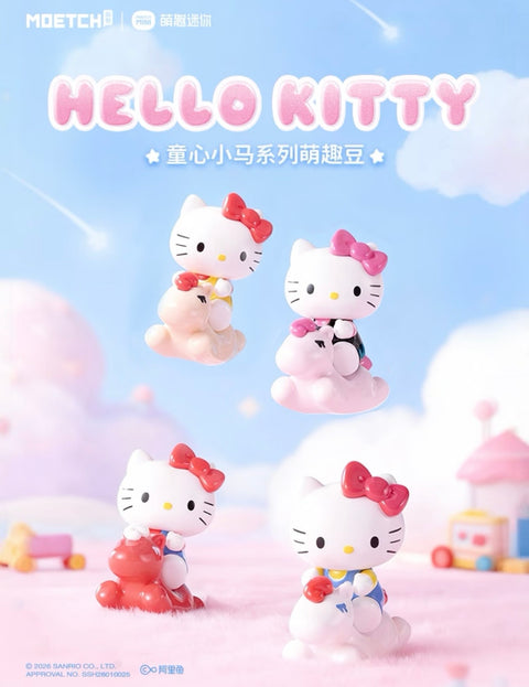 Moetch x Hello Kitty Rocking Horses  Miniature Series