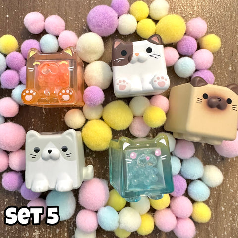 ChocoTeddy Square Cats Jenga Miniature Blind Bag Series 1