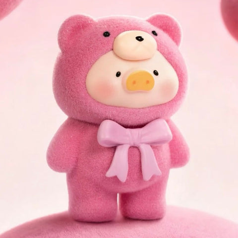 Lulu the Piggy Miniature Mineral Ore Teddy Mining Series