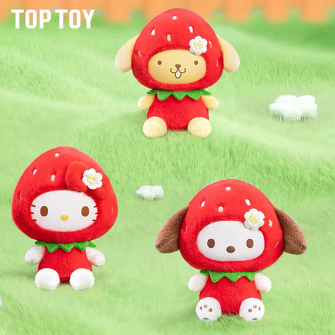 TopToy x Sanrio Strawberry Plushie Charm Blind Box Series