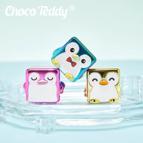 ChocoTeddy Square Penguins (Glow in the Dark) Miniature Series