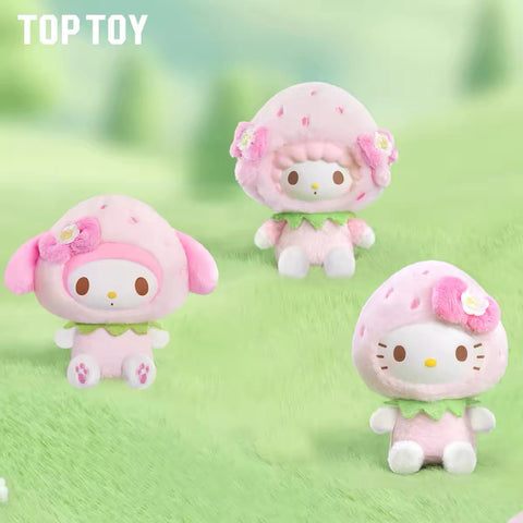 TopToy x Sanrio Strawberry Plushie Charm Blind Box Series