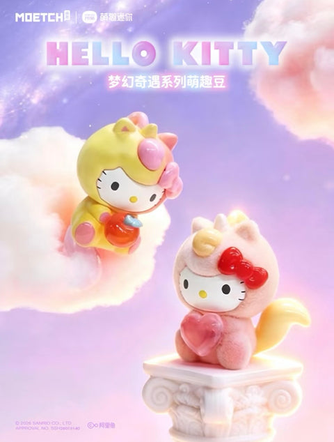 Moetch x Hello Kitty Dreamy Rainbow Unicorn Miniature Series
