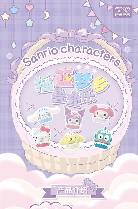 Miniature Sanrio Characters in Baskets