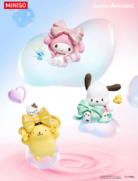 Miniso x Sanrio Heartfelt Bow Blind Box Series