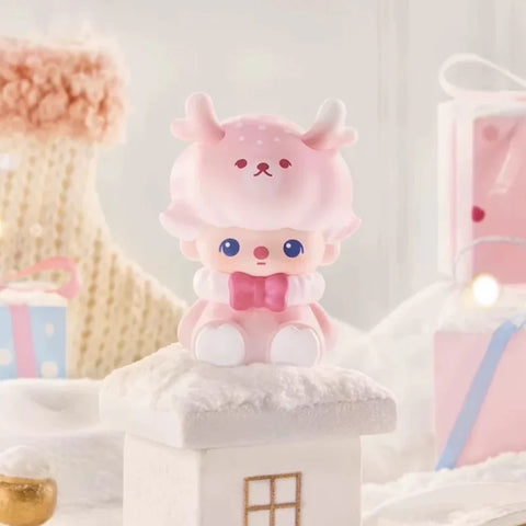 Dimoo Hong Kong Excusive Pink Reindeer Pop Bean