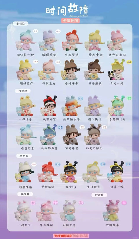 TutuBear Time Glitch Blind Box Series