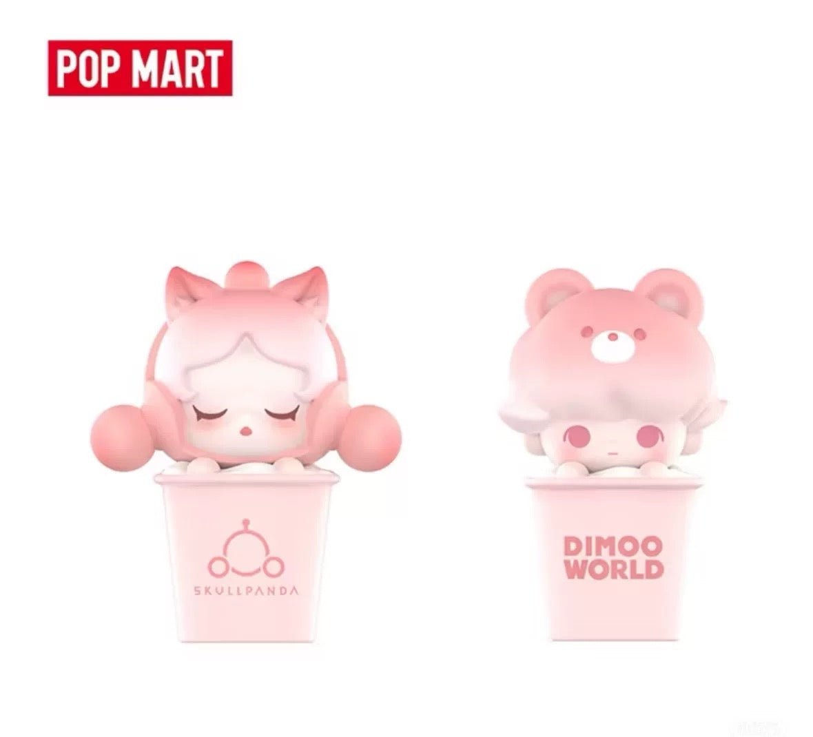 Popmart Strawberry Milk tea Boba Bean – ToyDonutShop