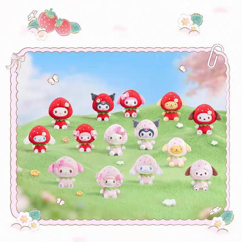 TopToy x Sanrio Strawberry Plushie Charm Blind Box Series