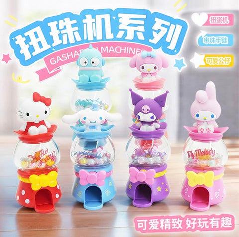 Sanrio Crystal Beads Gachapon Machine Blind Box Seeies