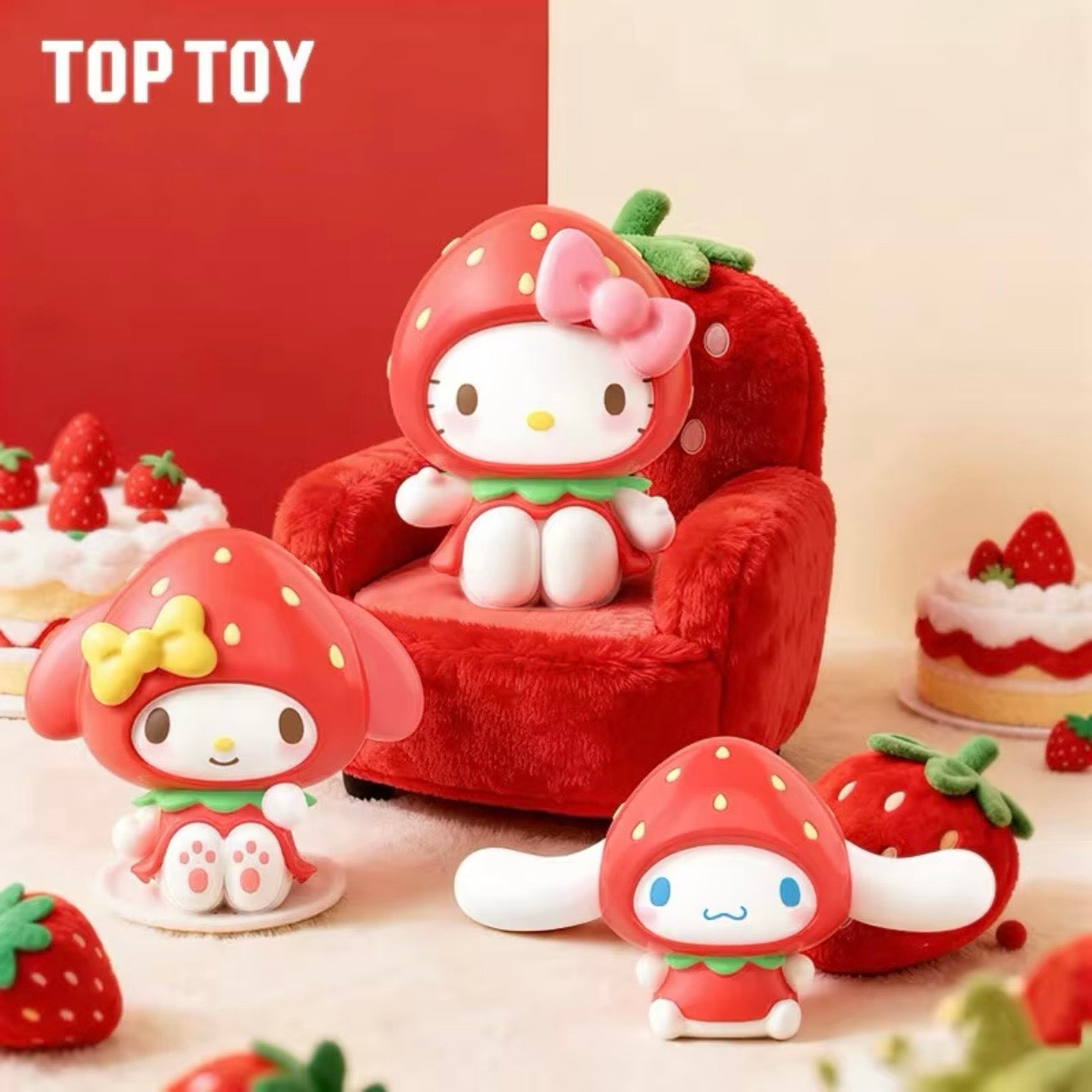 TopToy x Sanrio Strawberry 🍓 Candy Series – ToyDonutShop