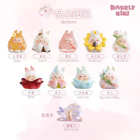 Rabbit Kiki Flower Blind Box Series