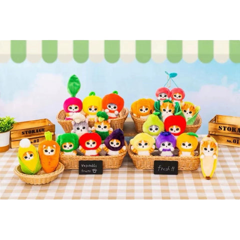 Mofusand Fruits and Vegetables Plush Hangers