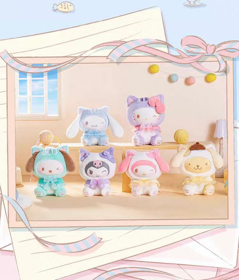 TopToy x Sanrio Play with Kitten Plush Charm Series