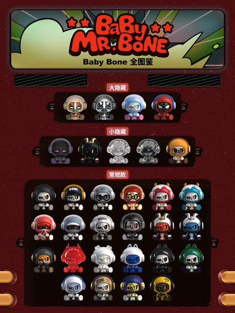 Baby Mr.Bones Game Machine Blind Box Series