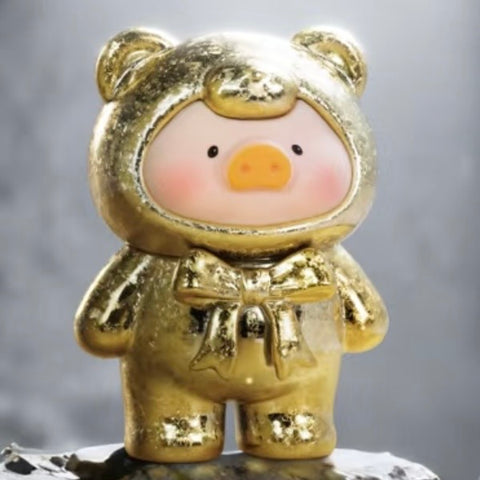 Lulu the Piggy Miniature Mineral Ore Teddy Mining Series