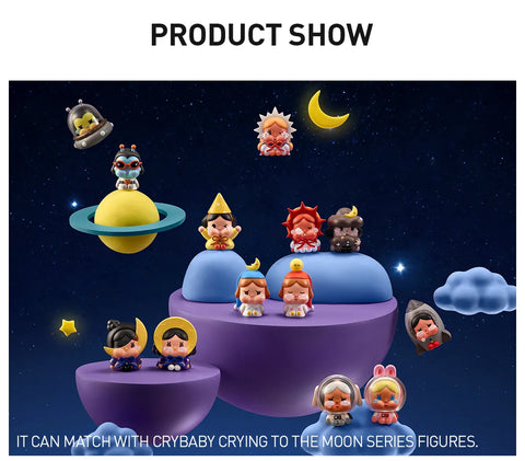 Popmart Cry Baby Crying to the Moon Baby Sitting Series Blind Box Series