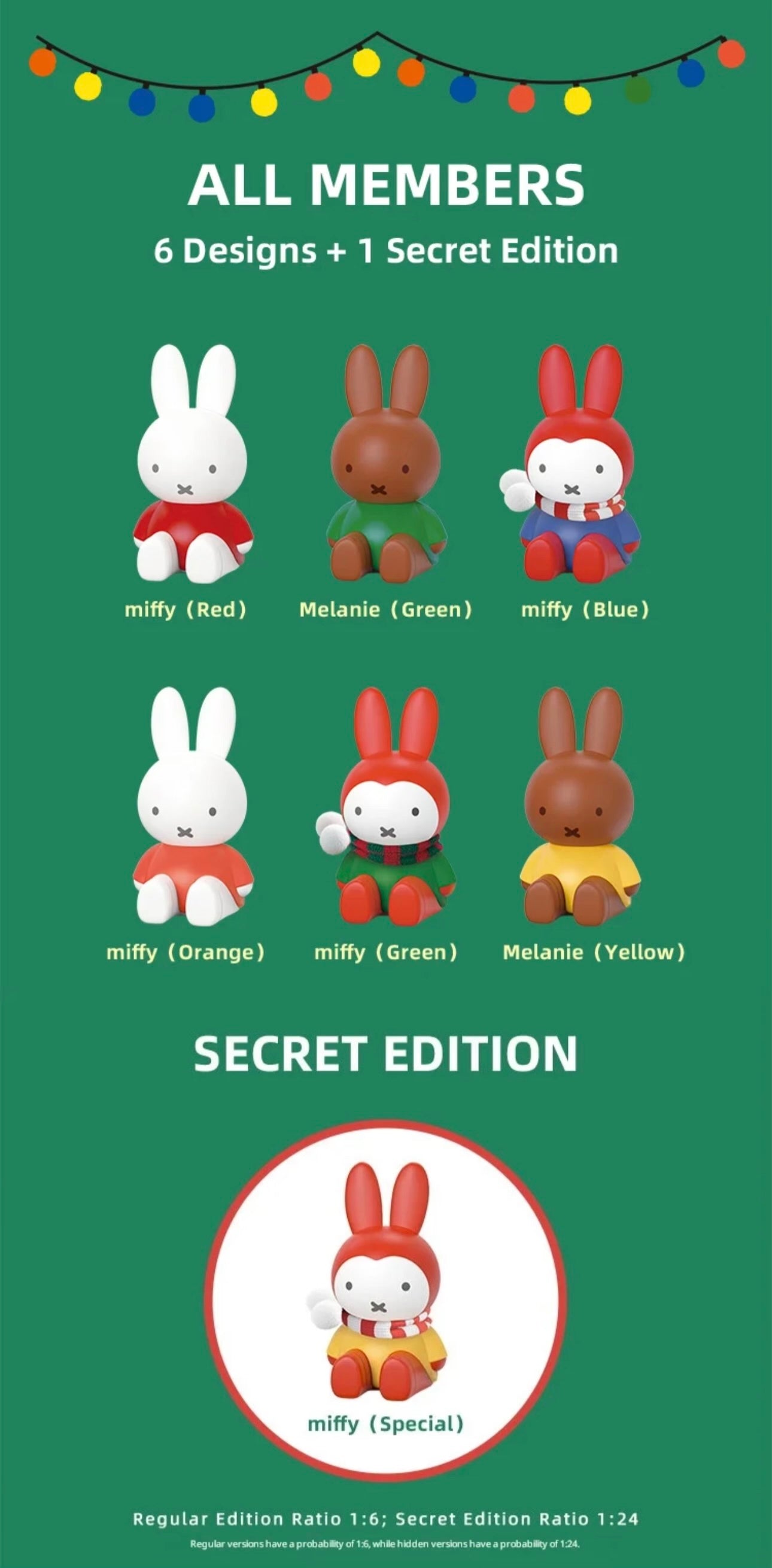✳miffy_san✳ ChocoTeddy x Miffy Christmas Blind Box Series – ToyDonutShop