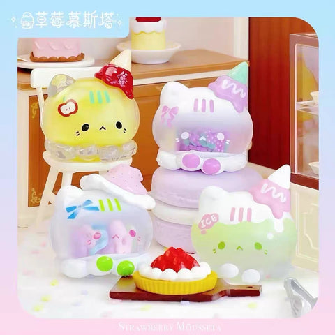 Strawberry Mousetta Octopus Kitty Miniature Series